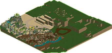 Park_2675 Evil and a RCT2 Park unfinished