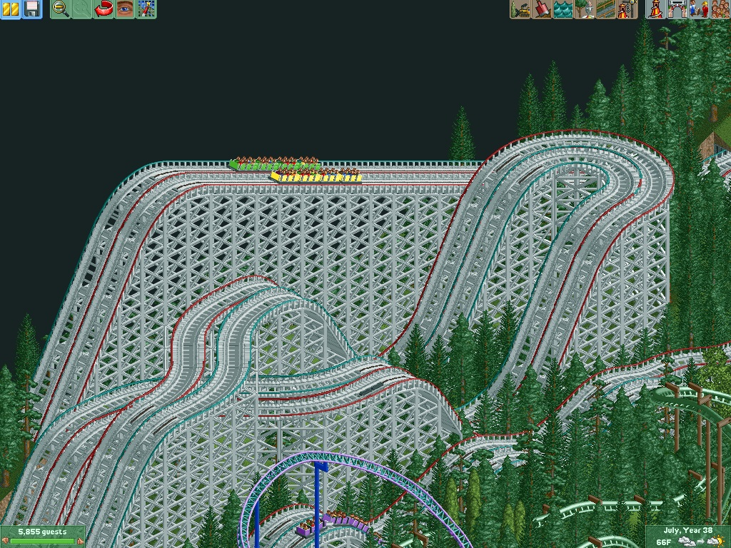 screen_3734 A Giantantic Racing Wooden Coaster at Megaworld Park!